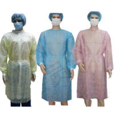 China Vestido aislante de 40 gramos de PP transpirable Vestido desechable Nivel 2/3 Reforzado OEM Aceptado en venta