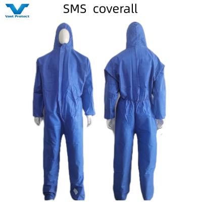 China CE Type5 6 XL Customized Waterproof Protective Hooded SMS Coverall without Face Mask for sale