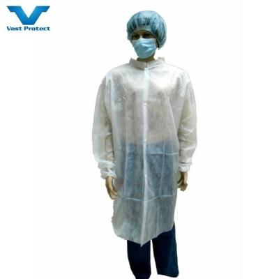 China 117*135cm Labormantel für Krankenschwestern Wasserdicht Unisex-Uniform Professioneller Besuchermantel zu verkaufen