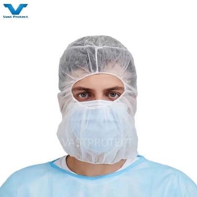 Κίνα Μη υφασμένη PP Ninja Balaclava Hood για Προστασία 60000 PCS / Ημερήσια Προμήθεια προς πώληση