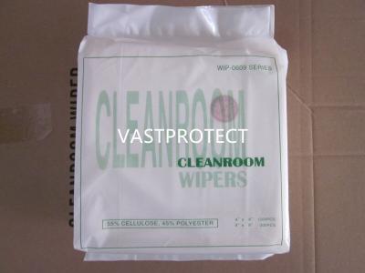 Cina Spunlace Nonwoven Lint Free 55% Cellulosa 45% Poliestere Papere da stanza pulita Asciugamani Lint Free in vendita