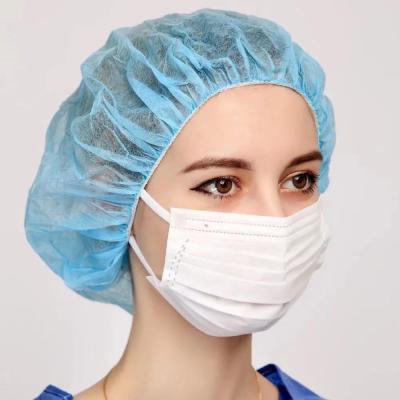 Cina 3 anni di validità Fascia di plastica usa e getta / clip / boffant / mop / non tessuto / PP Cap doccia / cappello rotondo cappello capelli cappello per infermiere / medico / medico / chirurgo in vendita