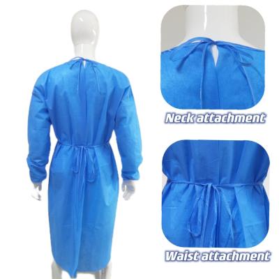 China Vestido de isolamento descartável 120*140cm para inspeção à venda