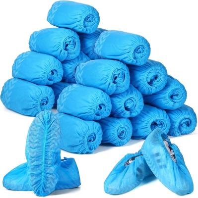 China Non-Woven PP Fabric Shoe Covers for Machine or Hand Made and Non-Slip Disposable for sale