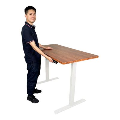 China (Height) Position Height Adjustable Electric Height Directors Desk Lifting Desk For Ergonomic Home Workstation Furniture Commercial Wood Table for sale