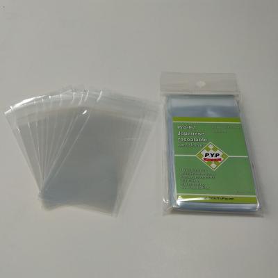 China Moisture Proof Clear USA Size Card Sleeve 60x87mm+25 Standard Board Game Sleeves for sale