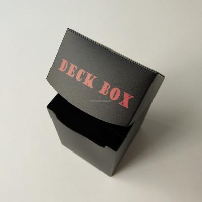 China Black Poly Card Box 80+ Deck Box For MTG /YGO Cards for sale