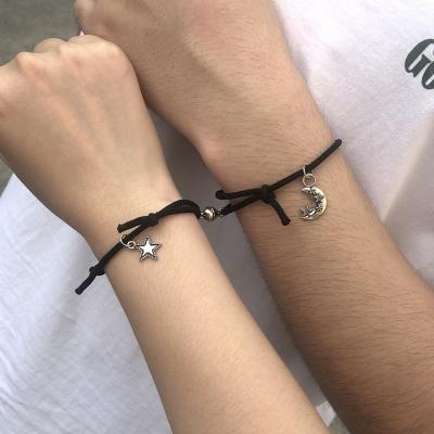 China FASHIONABLE Hand - Woven Adjustable Alloy Lovers Milan Rope Fashion Hand Rope Bracelet for sale