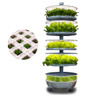 China Modern Hydroponic Growing Systems Home Gardens Led Tower Vertical Garden System Hydroponic Home And Garden for sale