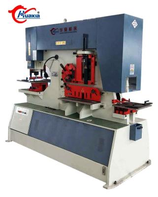 China Q35Y Hotels hydraulic iron worker for angle cut hole metal punch combine processing locksmith steel sheet woking for sale