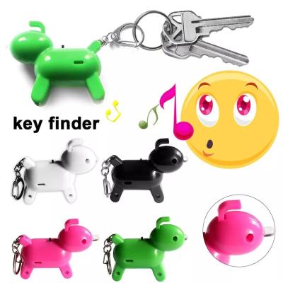 China Anti-Lost Key LED Illuminated Finder Loss Prevention Device Whistle Finder Alert Key Chain Puppy Loss Prevention Key Chain for sale