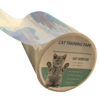 China New Viable Anti-cat Stickers To Prevent Cats From Scratching Household Goods Protector Sofa Chair Protective Film Cat Scratcher for sale