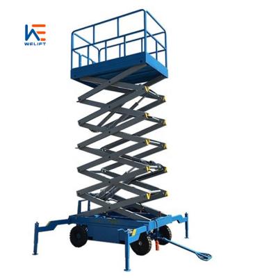 China Hotels 1000kg Mobile Scissor Lift Platform/Hydraulic Lift/Hydraulic Type Scissor Lifter for sale