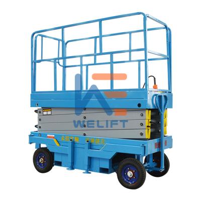 China Hotels 800 Kg Stationary Sky Lift Hydraulic Electric Scissor Lift for sale