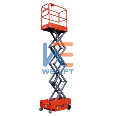 China Hotels Mini Type Small Self Propelled Electric Scissor Lift Platform for sale