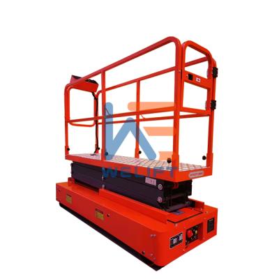 China food & Beverage Factory Greenhouse Fruit And Vegetable Picker Scissor Lift With Track for sale