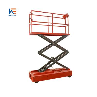 China food & Beverage Plant 3. Greenhouse Fruit And Vegetable Picker Scissor Lift With Track for sale