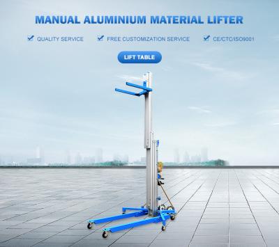 China Convenience Easy Manual Safety Operation Aluminum Material Lifter for sale