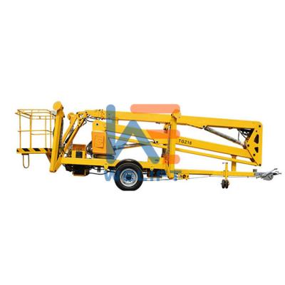 China Indoor and Outdoor Aerial Work 8m 10m 12m 16m Cherry Picker Boom Lifts Electric 18m Hydraulic For Sale for sale