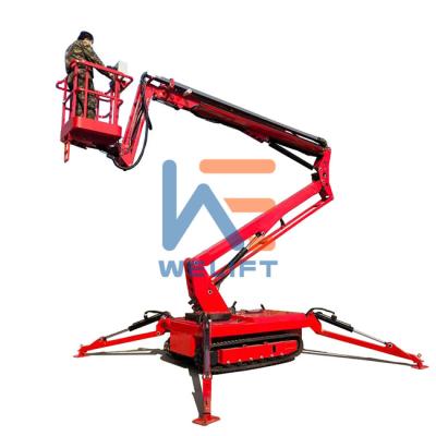 China Outdoor High Quality 20m Work Track Crawler Folding Arm Lift 10m 12m 14m 16m 18m for sale