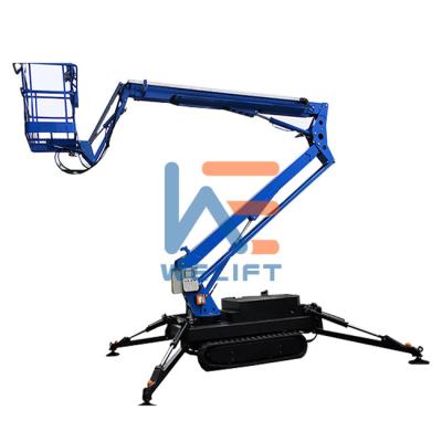 China 4.Track Outdoor Aerial Work Crawler Folding Arm Lift for sale