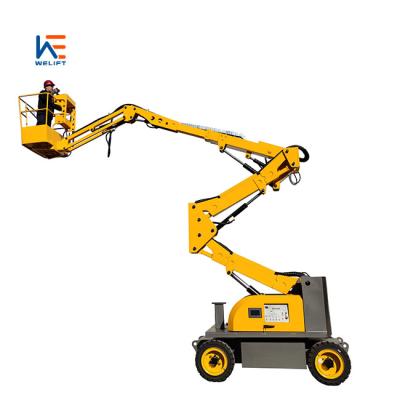 China 4. Outdoor aerial telescopic aerial 16m arm telescopic crank lift for sale for sale