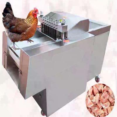 China High Efficiency Premium Chicken Meat Cutter Machine Price Fresh Meat Cubes Slicer Cutter Chop Frozen Cutlet Slicing Machine for sale