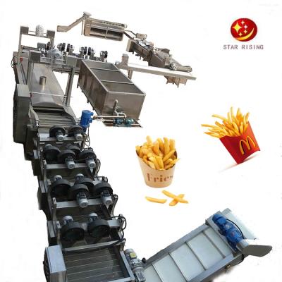 China High Efficiency Automatic Potato Chips Line Potato Chips Production Line Frozen French Fries Machine Processing Line for sale