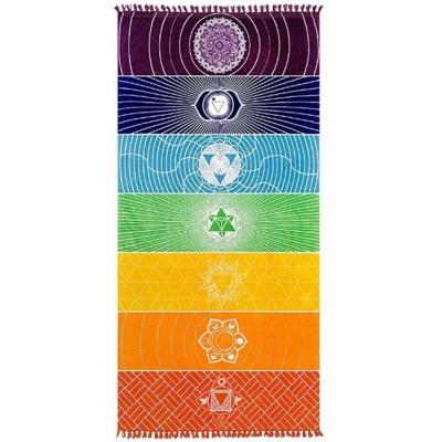 China Luxury Beach Towel Mat Bohemia Beach Towel Designer Size Fiber Style Travel Yoga Custom Wholesale Viable Shawl for sale