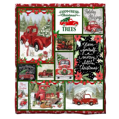 China 2021 New Bohemia Christmas Throw Blanket Hot Selling Nice Printed Design for sale