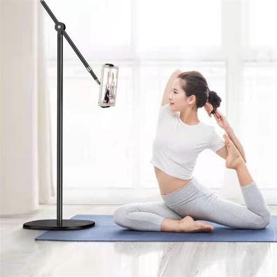 China Xiaotian Mobile Phone Adjustable Living Floor Stand Lazy Sports Learning Bedside Photo Support Stand iPad Tablet Holder for sale