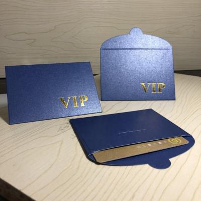 China Papel de carta de sobres business card luxury new product custom thank you card pearl paper envilope convite gold foil VIP card envelope for sale