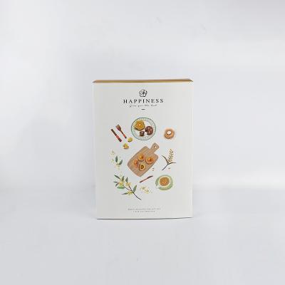 China Custom Recyclable Matte Cupcake Packaging Box Paper Mooncake Box Cookie Desserts Food Drawer Card Box for sale