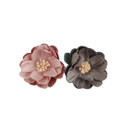 China Decorative Fabric Flower Aritificial Decorative Flowers Handmade Decorative Flowers Accessory for sale