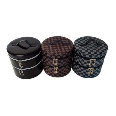 China 2021 Direct New Arrival Fashion Handmade PVC Cosmetic Box Direct Factory Price With Zipper for sale