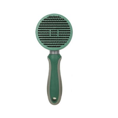 China Professional Plastic Stainless Steel Hair Tick Remover Grooming Dog Brush Pet Comb and Cat Care Stainless Steel Slicker for sale