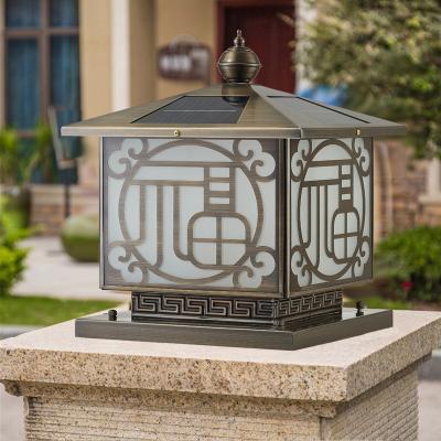 China Aluminum Solar Light Supplier Hot Selling Solar Pillar Base Track Light Outdoor Waterproof for sale