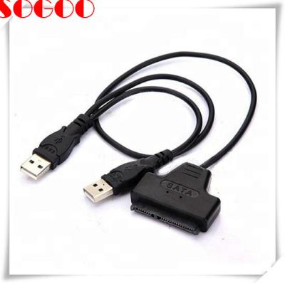 중국 SATA 케이블 어셈블리에 관례 USB - USB 2.0에서 22 핀 sata 케이블 판매용