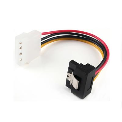 中国 直角SATA 15 Pinへのカスタマイズされた長さの電源コード アセンブリ4 Pin Molex 販売のため