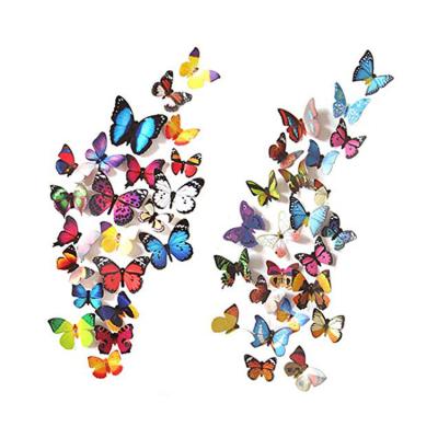 China Wholesale Decorative WALL STICKER Vinyl 3D Butterfly Wall Stickers For Home Decoration for sale