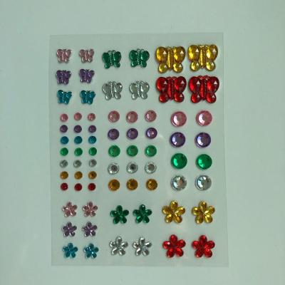 China Decorative Sticker Diamond Sticker, Customer's Diy Acrylic Sticker, Stock Product Sticker for sale