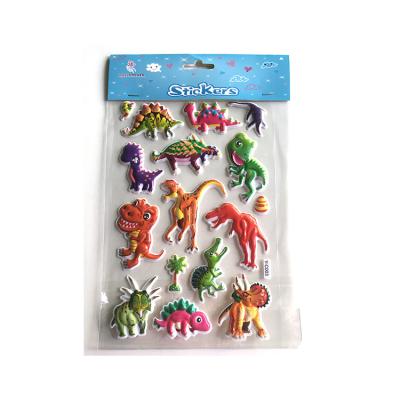 China Factory Price Decorative Custom Promotional High Quality Direct Sales Squirt Dog Cat Puffy Pop Up Toys 3D Stickers for sale