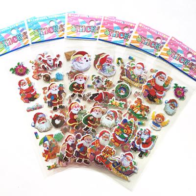 China High Quality Christmas 3D Puffy Stickers Cartoon Foam Sticker Cute Cartoon Foam Sticker For Kids for sale