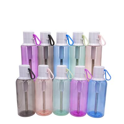 China Sustainable 36 oz BPA Free Tritan Plastic Sip Easy Straw Filtered Water Bottle for sale