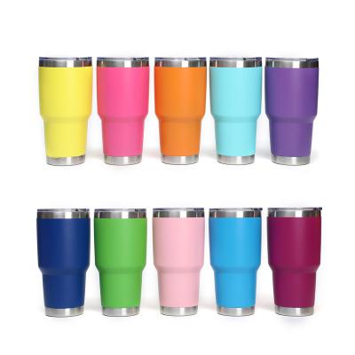 China Viable Have A Lot Of Running 20oz 30oz 304 Stainless Steel Double Wall Vacuum Insulated Bulk Tumbler Thermo Mugs for sale