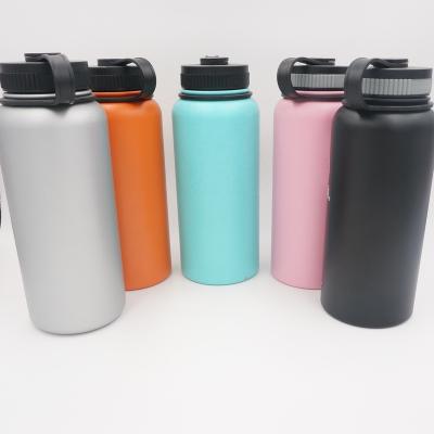 China Business Wide Mouth 32 Ounce Double Vacuum Stainless Steel Straight Wall Insulated Water Bottle for sale