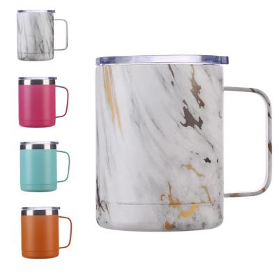 China Custom Wholesale Amazon Viable Success Stainless Steel Pint Mug Travel Coffee Beer Mug With Lid for sale