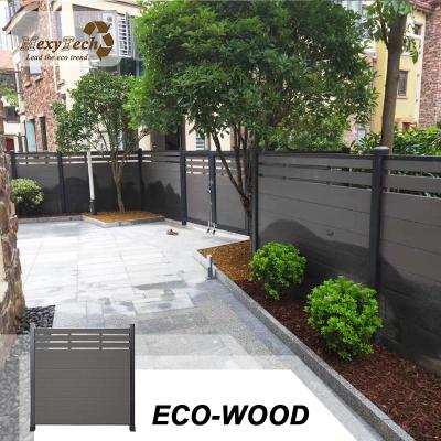 China Good price easily assembled 3d villa composite fence fence and fence wooden wpc fence for sale