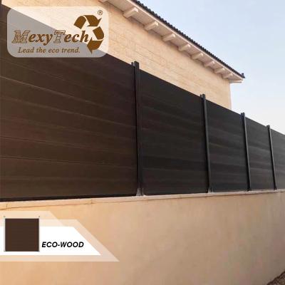 China High Quality Cheap Wood Plastic Composite Fence Panel Panel Fence Popular Easily Assembled Desgin for sale