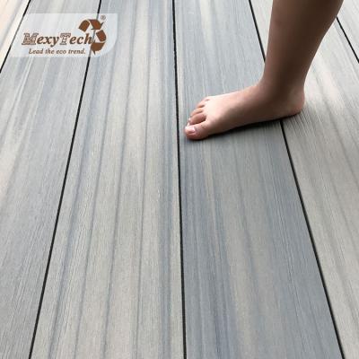 China the Anti-water; Anti-skid; Anti-cracking; exterior extruded decking made up of wpc etc. high quality waterproof decking board in promotion for sale